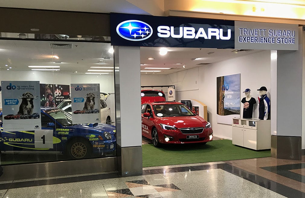 Subaru popup in Castle Towers